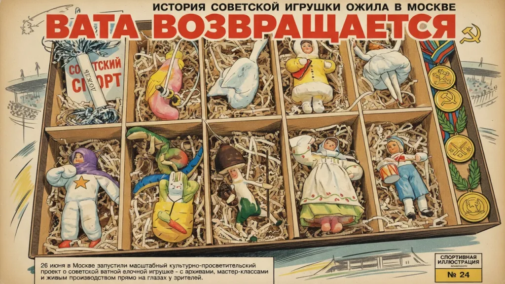 Вата возвращается. История советской игрушки ожила в Москве